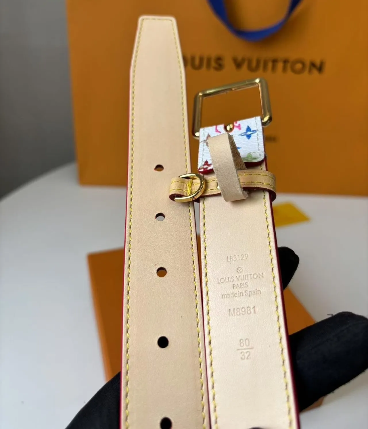 Louis Vuitton LV x TM LV D-Ring Belt Blanc - Image 5