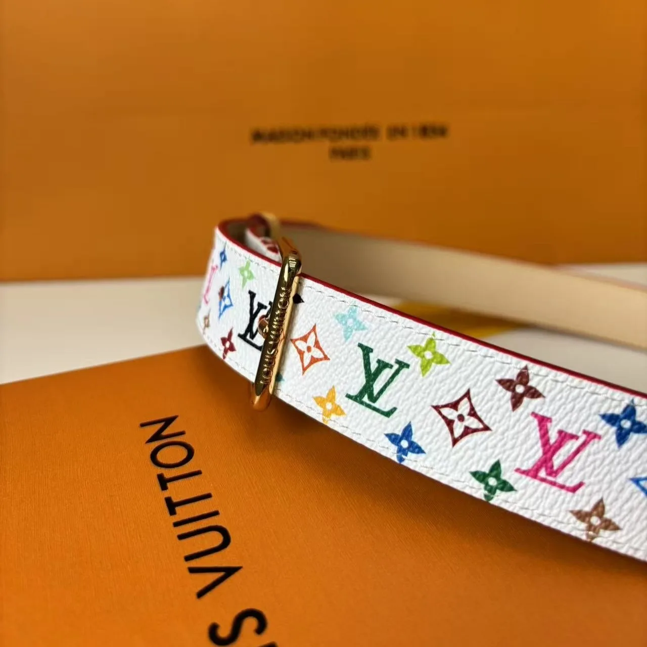 Louis Vuitton LV x TM LV D-Ring Belt Blanc - Image 6