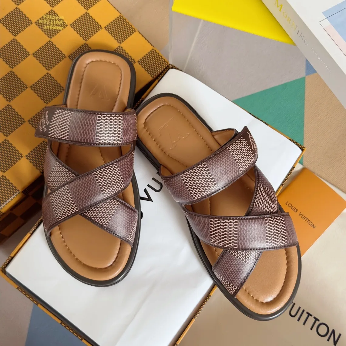 Louis Vuitton LV Venice Mule Ebene 1ACRJH - Image 9