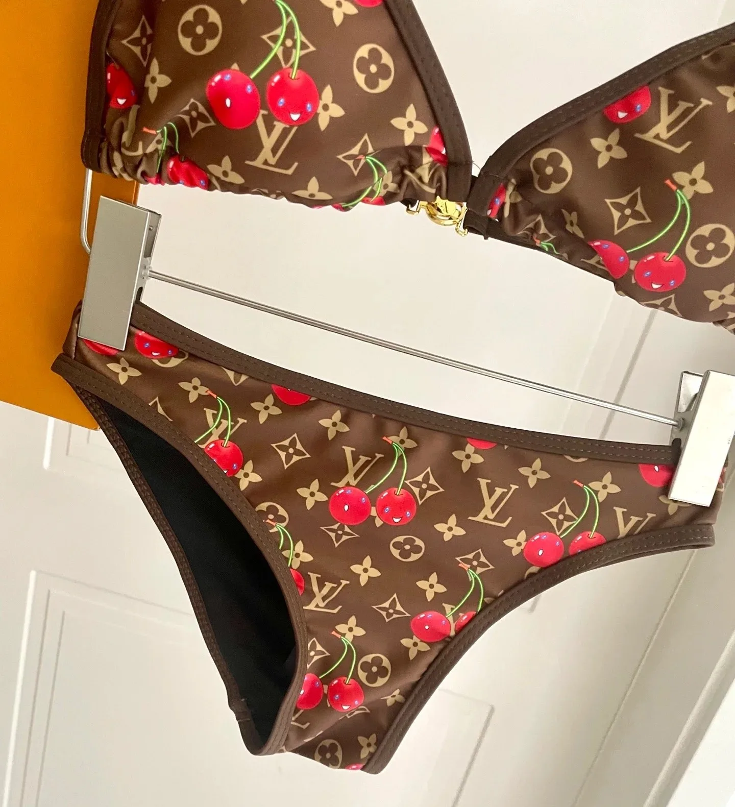Louis Vuitton LV x TM Cherry Bikini Brown Monogram Cerises - Image 6