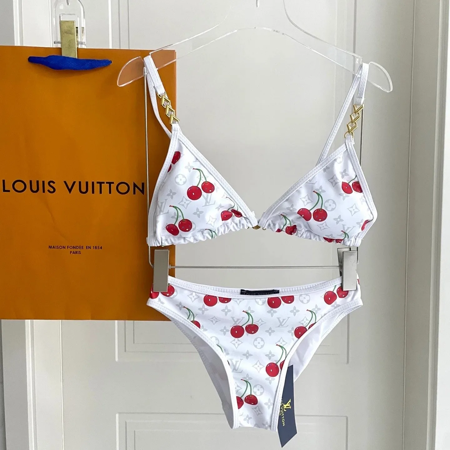 Louis Vuitton LV x TM Cherry Bikini White Monogram Cerises - Image 4