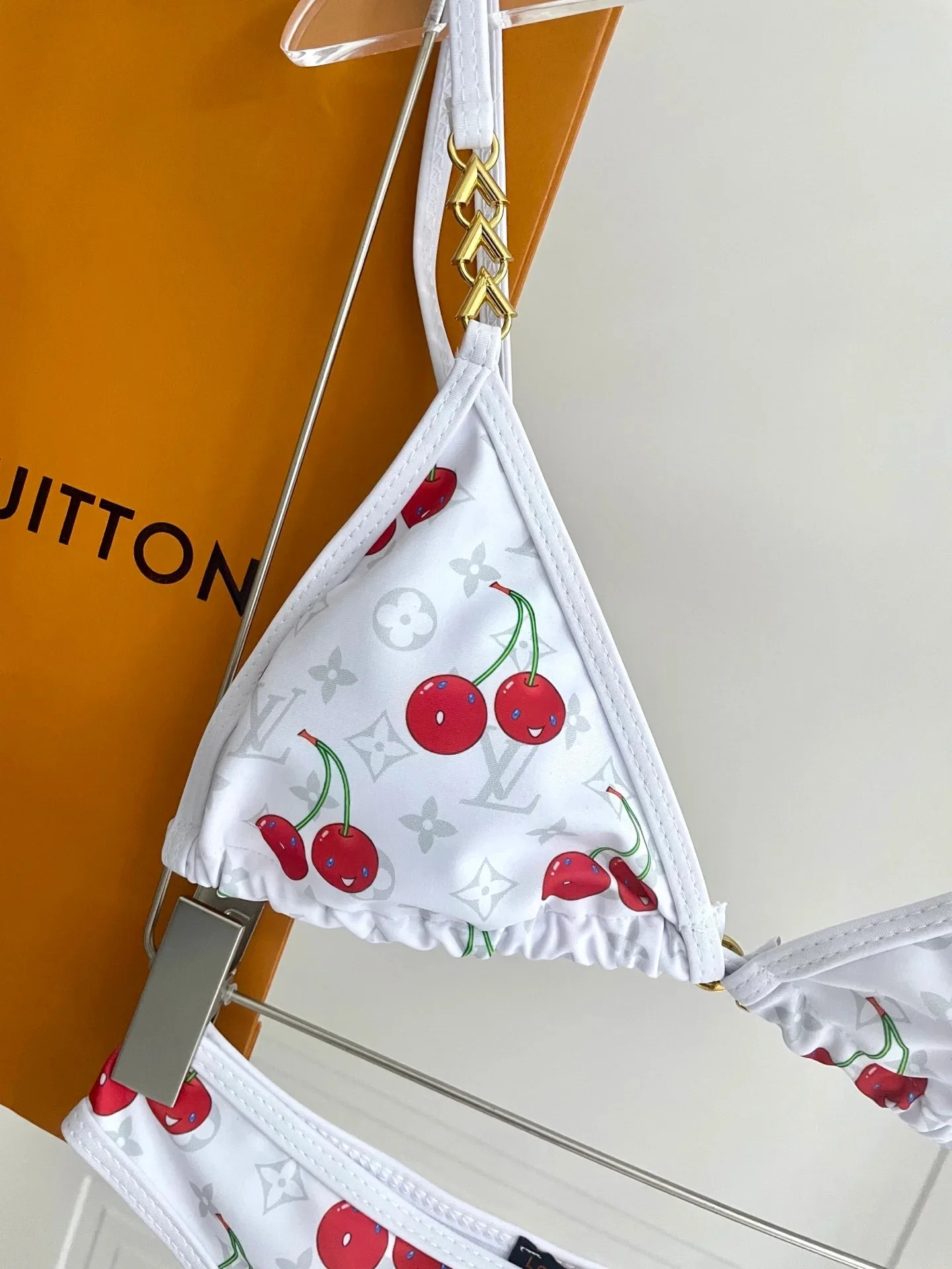 Louis Vuitton LV x TM Cherry Bikini White Monogram Cerises - Image 7