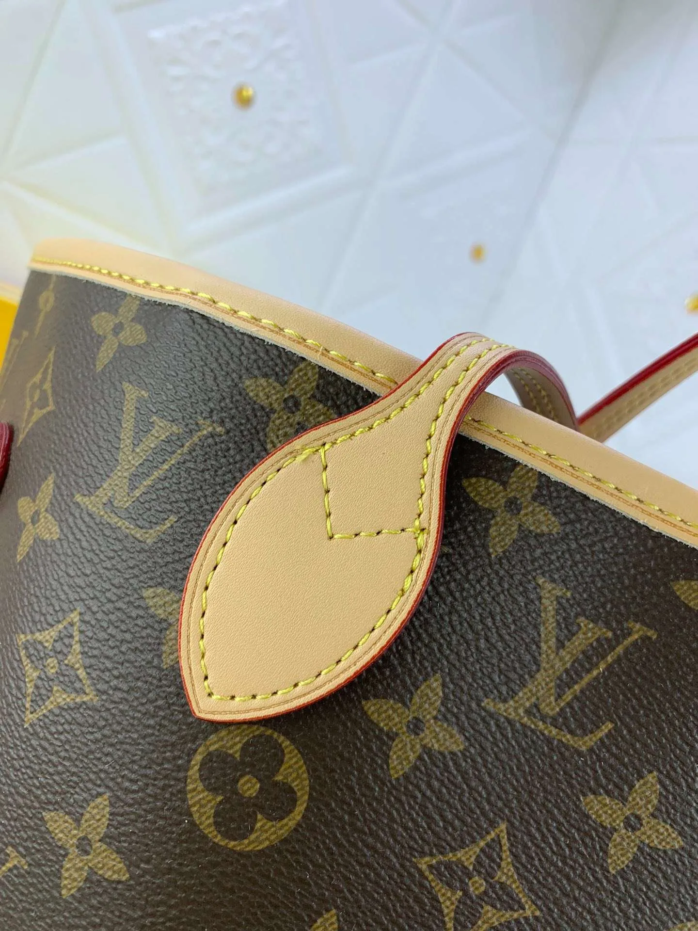 Louis Vuitton LV x YK Neverfull MM Tote Bag / Brown Monogram Gold Hardware - Image 7