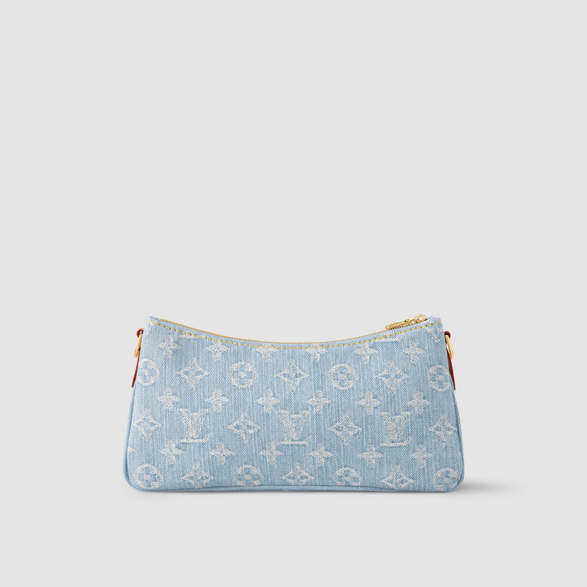 Louis Vuitton Liv Pochette Shoulder Bag / Blue Gold Hardware - Image 4