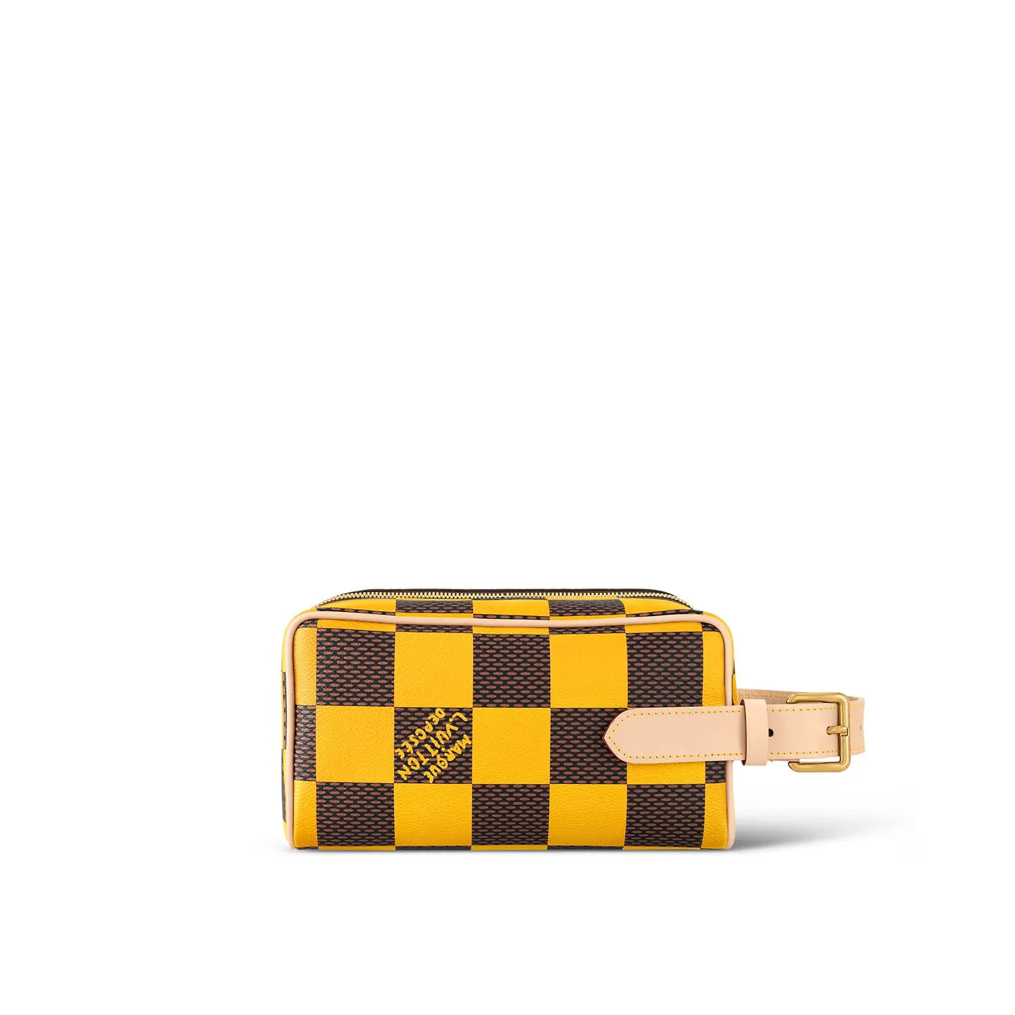 Louis Vuitton Locker Dopp Kit Yellow 9.1 Inches/ - Image 6