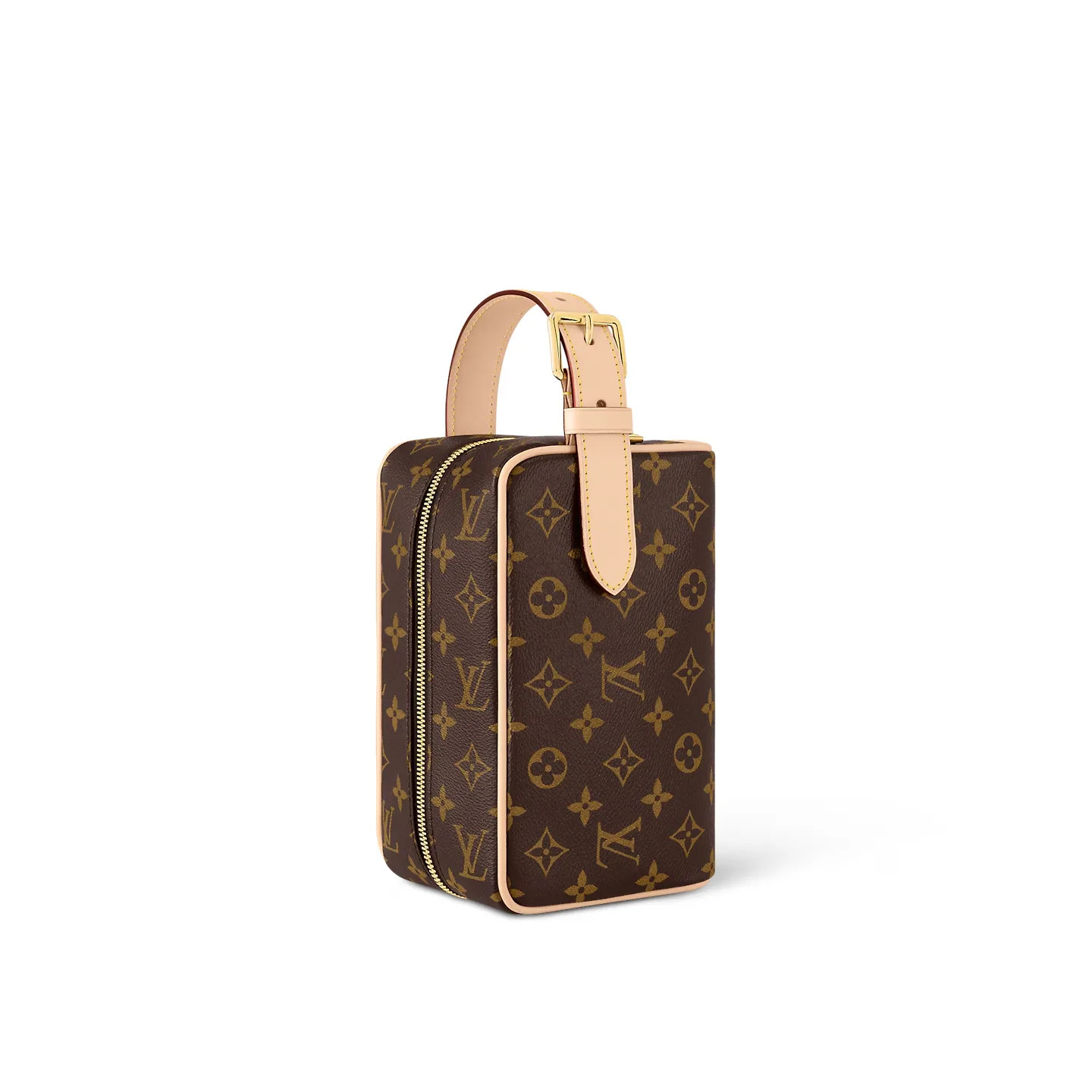 Louis Vuitton Locker Dopp Kit Brown 9.1 Inches/ - Image 7