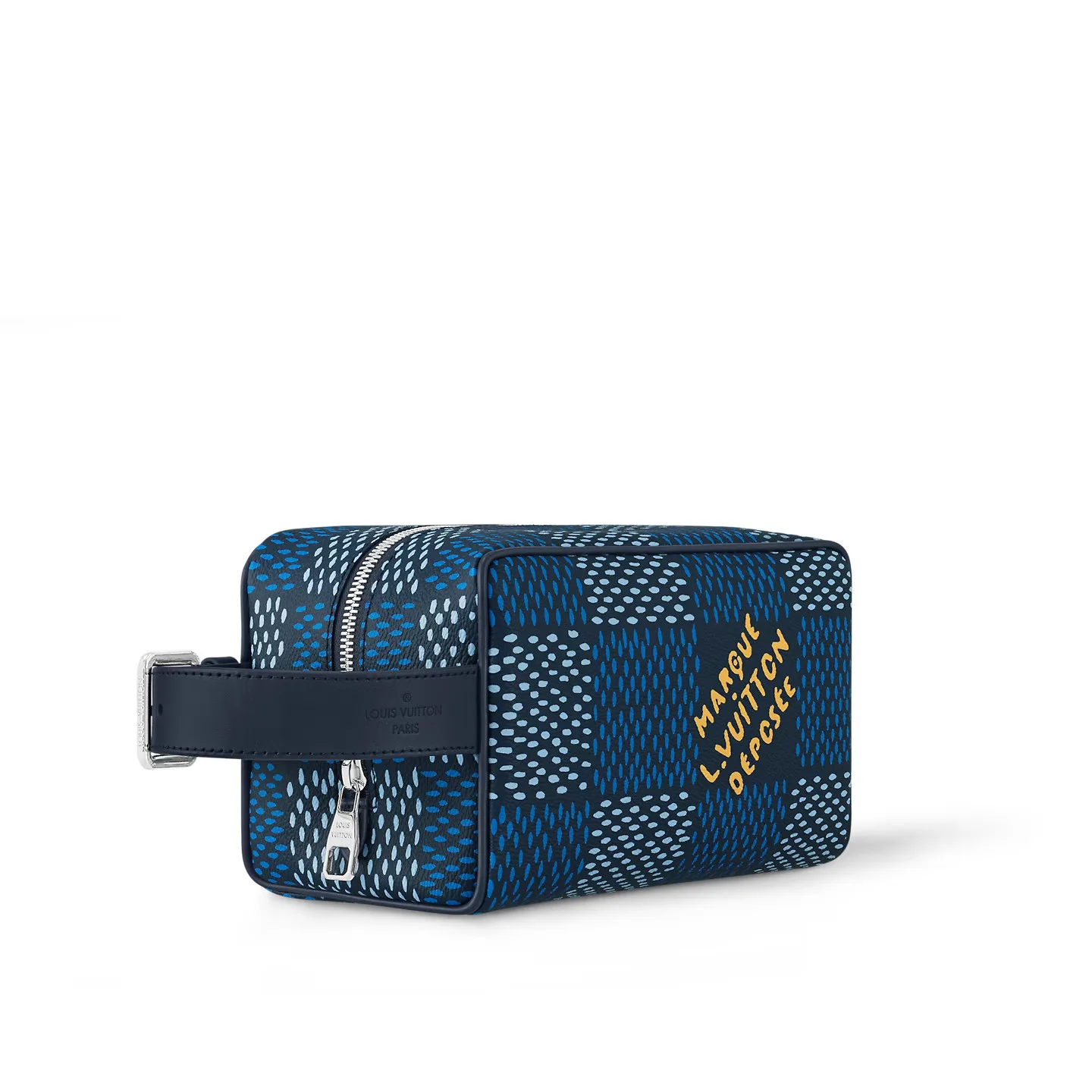 Louis Vuitton Locker Dopp Kit Blue 9.1 Inches/ - Image 4