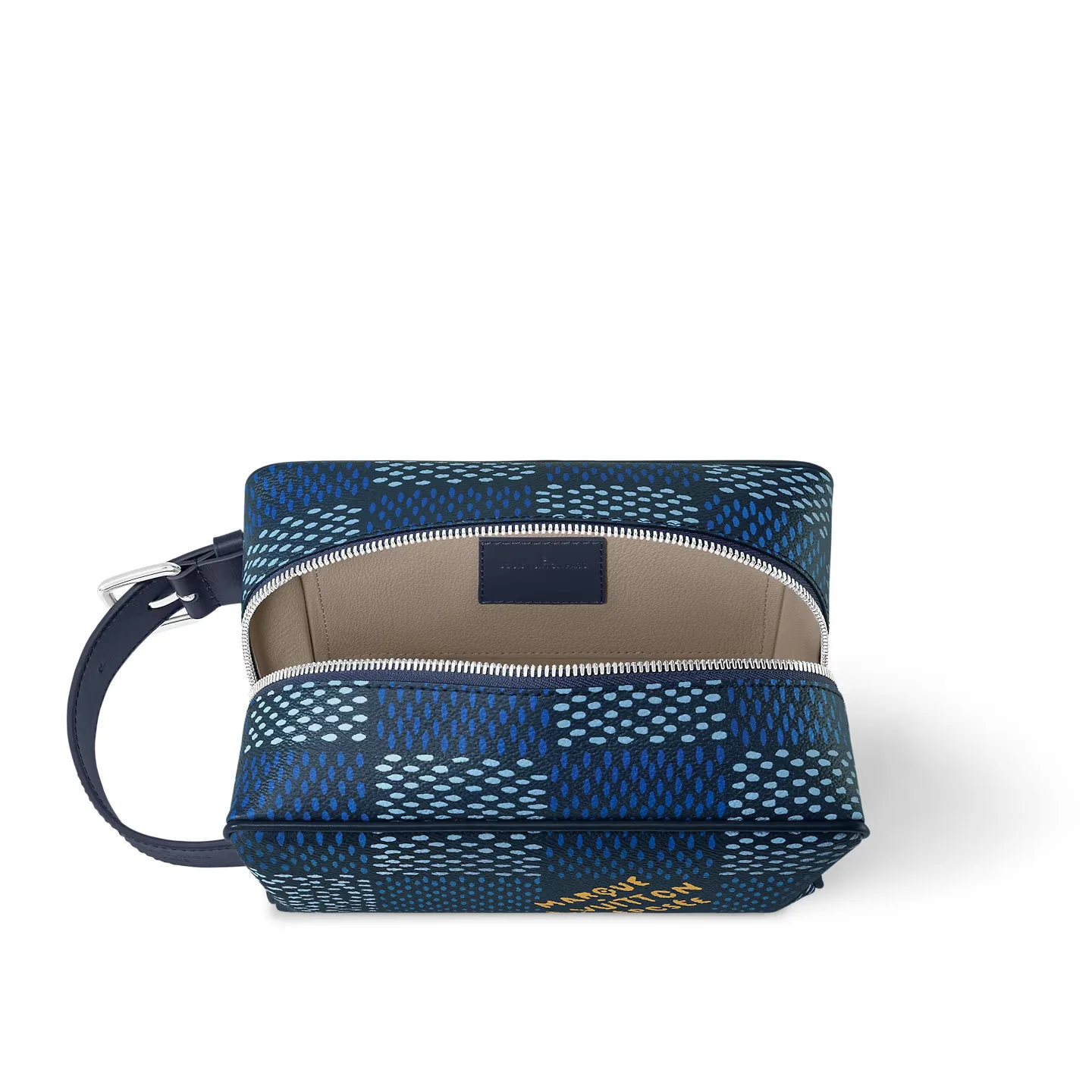 Louis Vuitton Locker Dopp Kit Blue 9.1 Inches/ - Image 3
