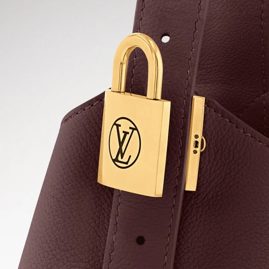 Louis Vuitton Low Key Hobo MM Shoulder Bag13./ Rouge Concerto Gold Hardware - Image 5