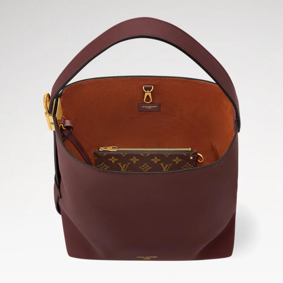 Louis Vuitton Low Key Hobo MM Shoulder Bag13./ Rouge Concerto Gold Hardware - Image 6
