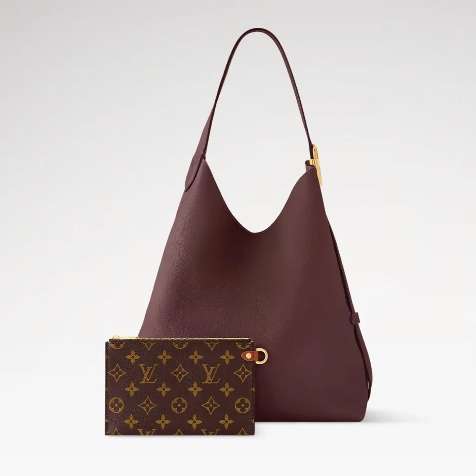 Louis Vuitton Low Key Hobo MM Shoulder Bag13./ Rouge Concerto Gold Hardware - Image 3