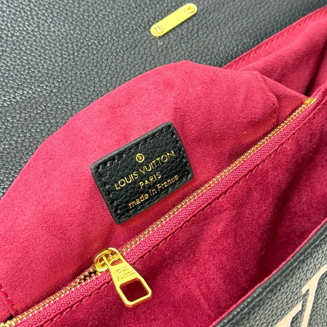 Louis Vuitton Madeleine MM Monogram Empreinte Black / Beige - Image 5