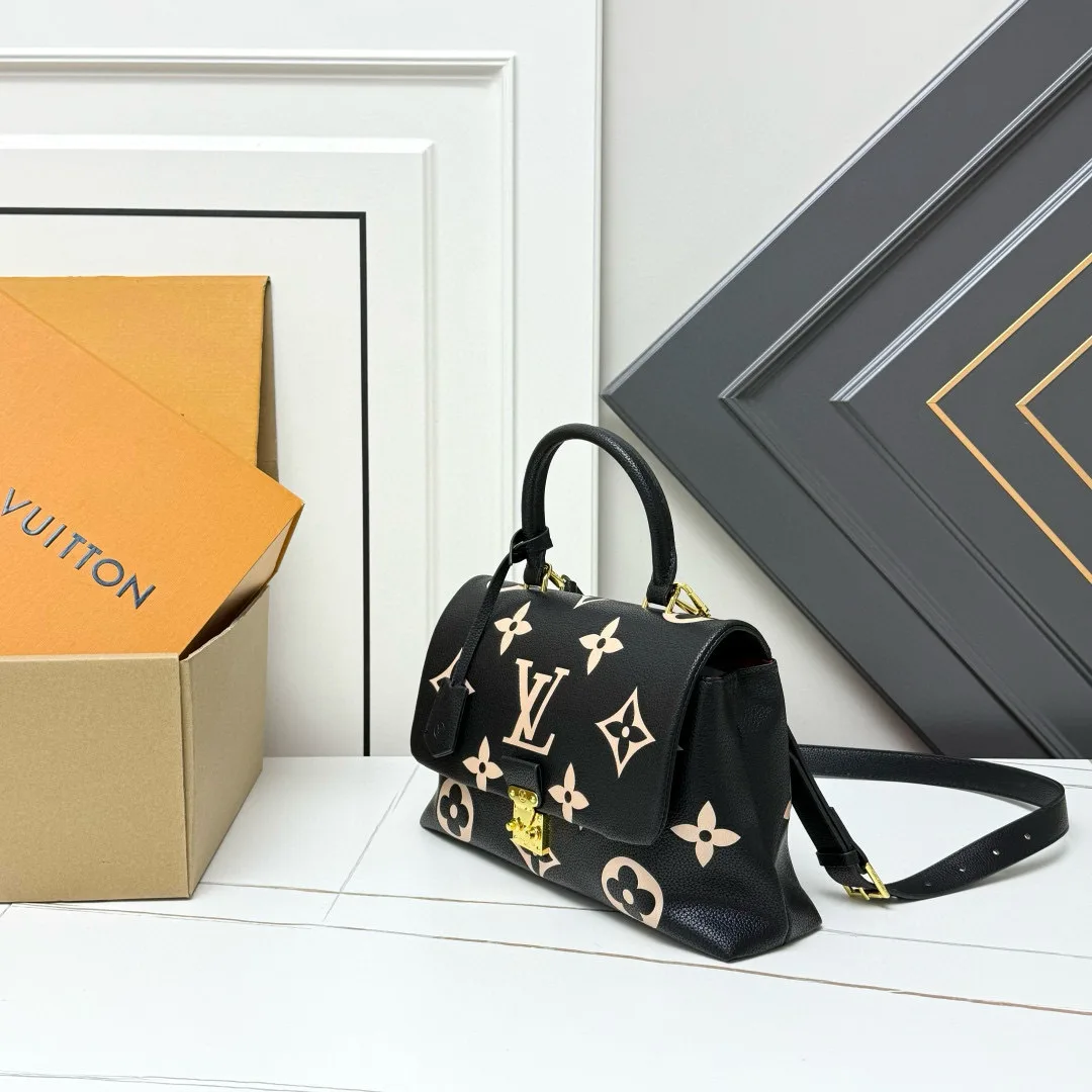 Alternative view of Louis Vuitton Madeleine MM Monogram Empreinte Black / Beige