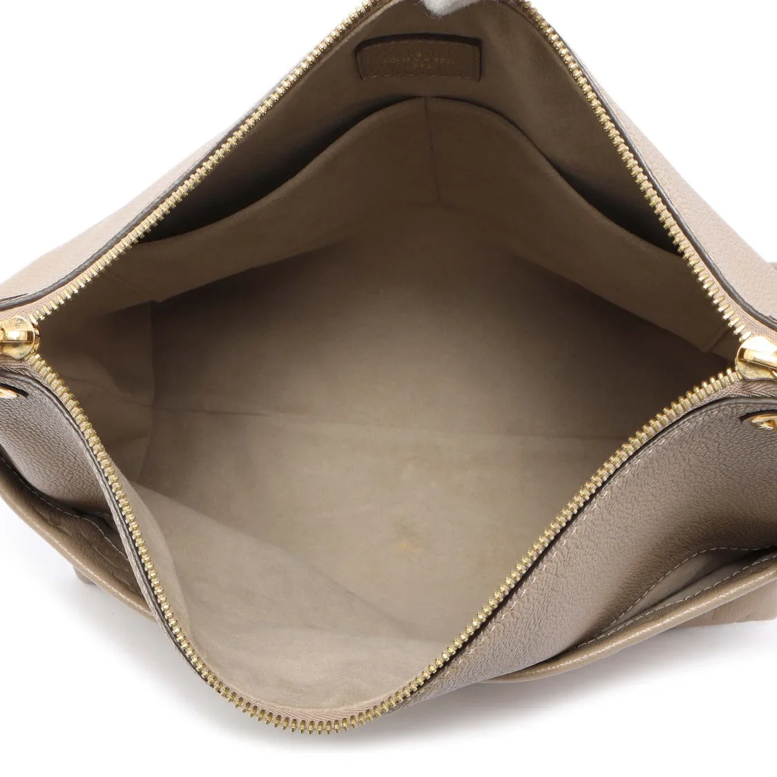 Louis Vuitton Maida Hobo Bag / Beige Monogram Empreinte Gold Hardware - Image 6