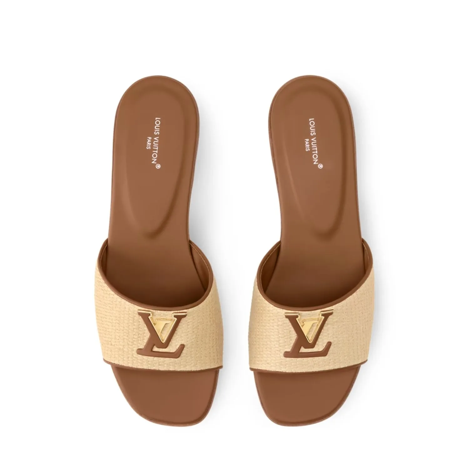 Louis Vuitton LV Mare Flat Mules Natural Beige Raffia 1AK3A4 - Image 4