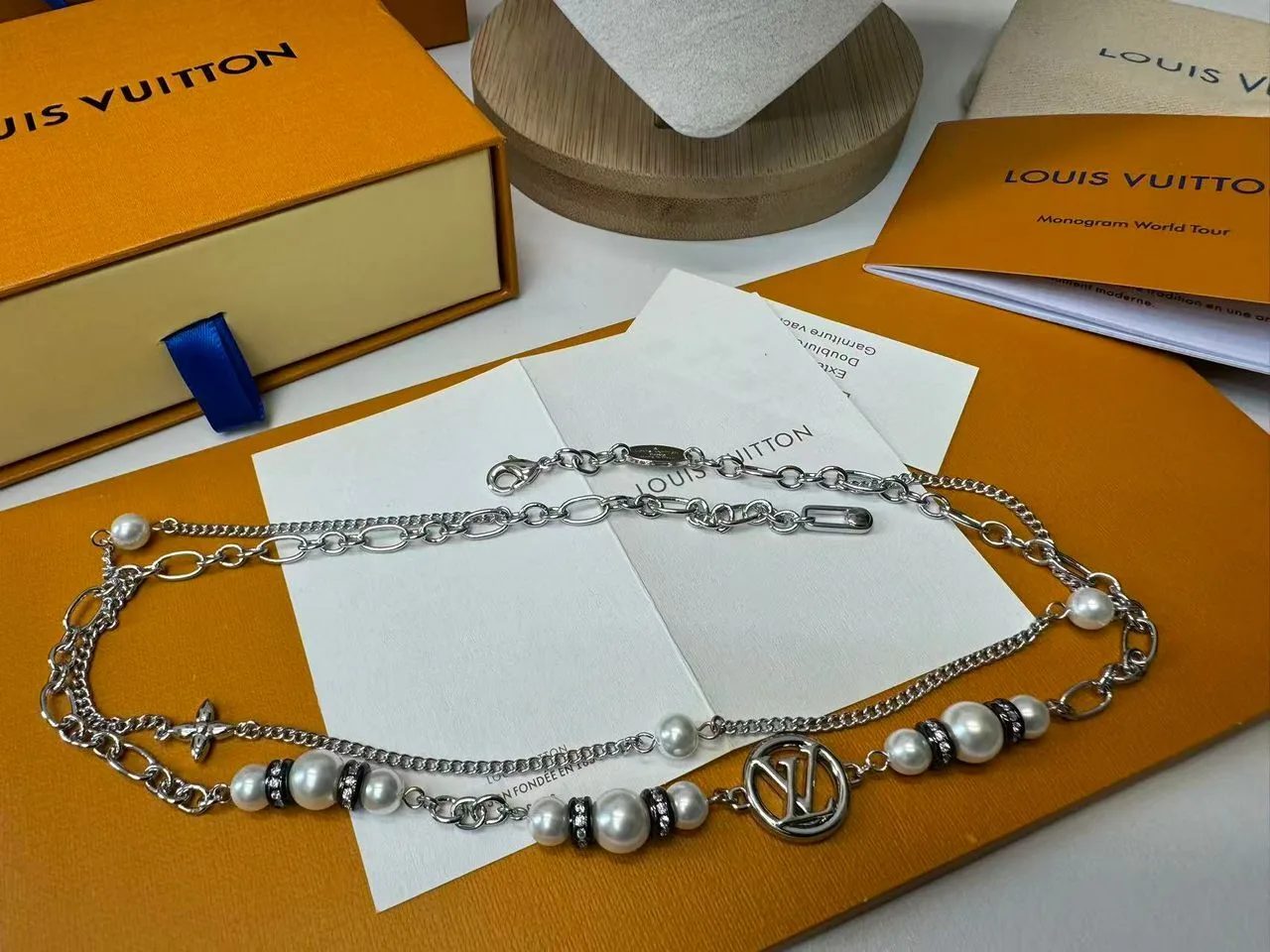 Alternative view of Louis Vuitton Midnight Pearl Necklace