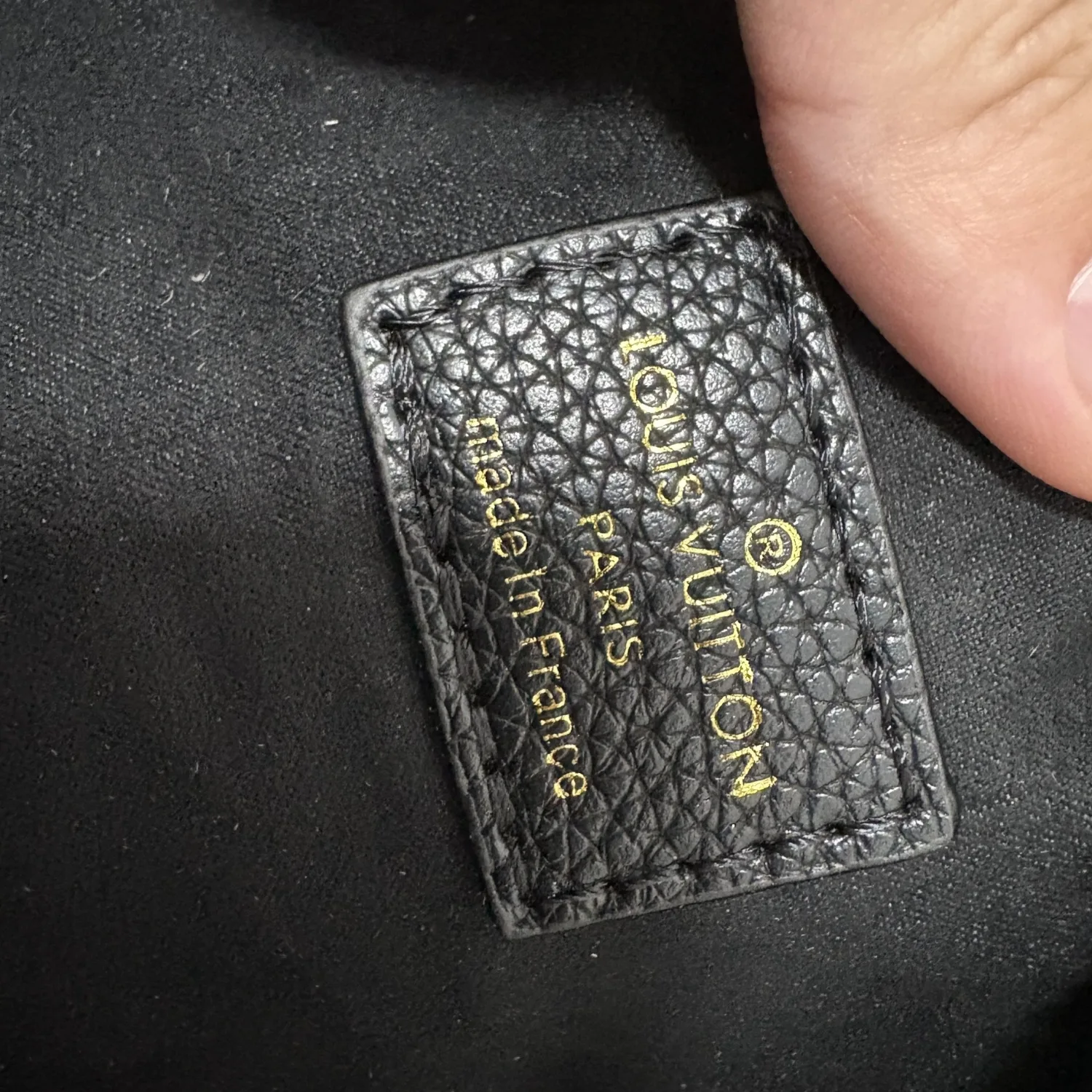 Louis Vuitton Mini Bumbag / Monogram Empreinte Gold Hardware Black - Image 4