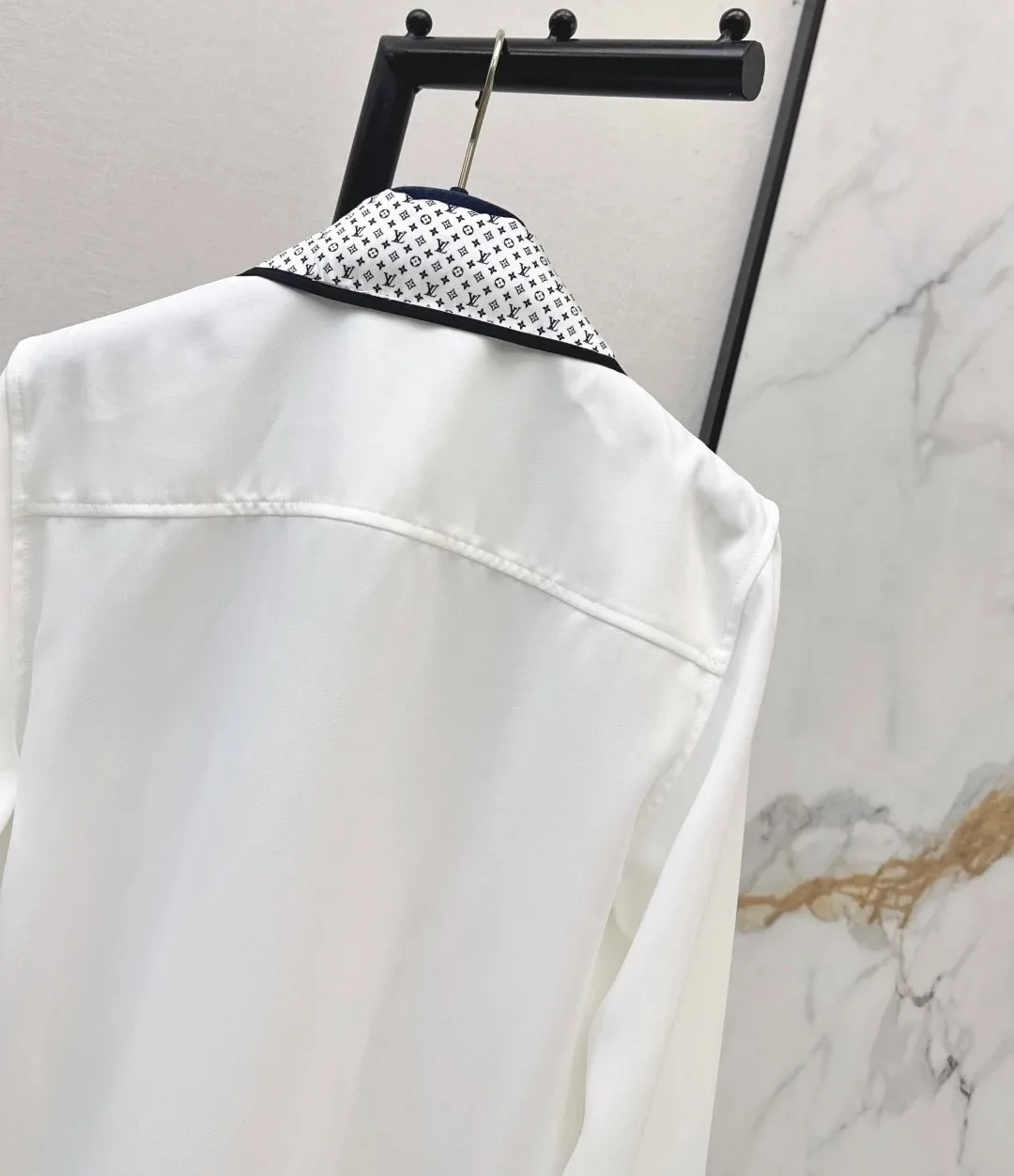 Louis Vuitton Monogram Bow Blouse White - Image 8