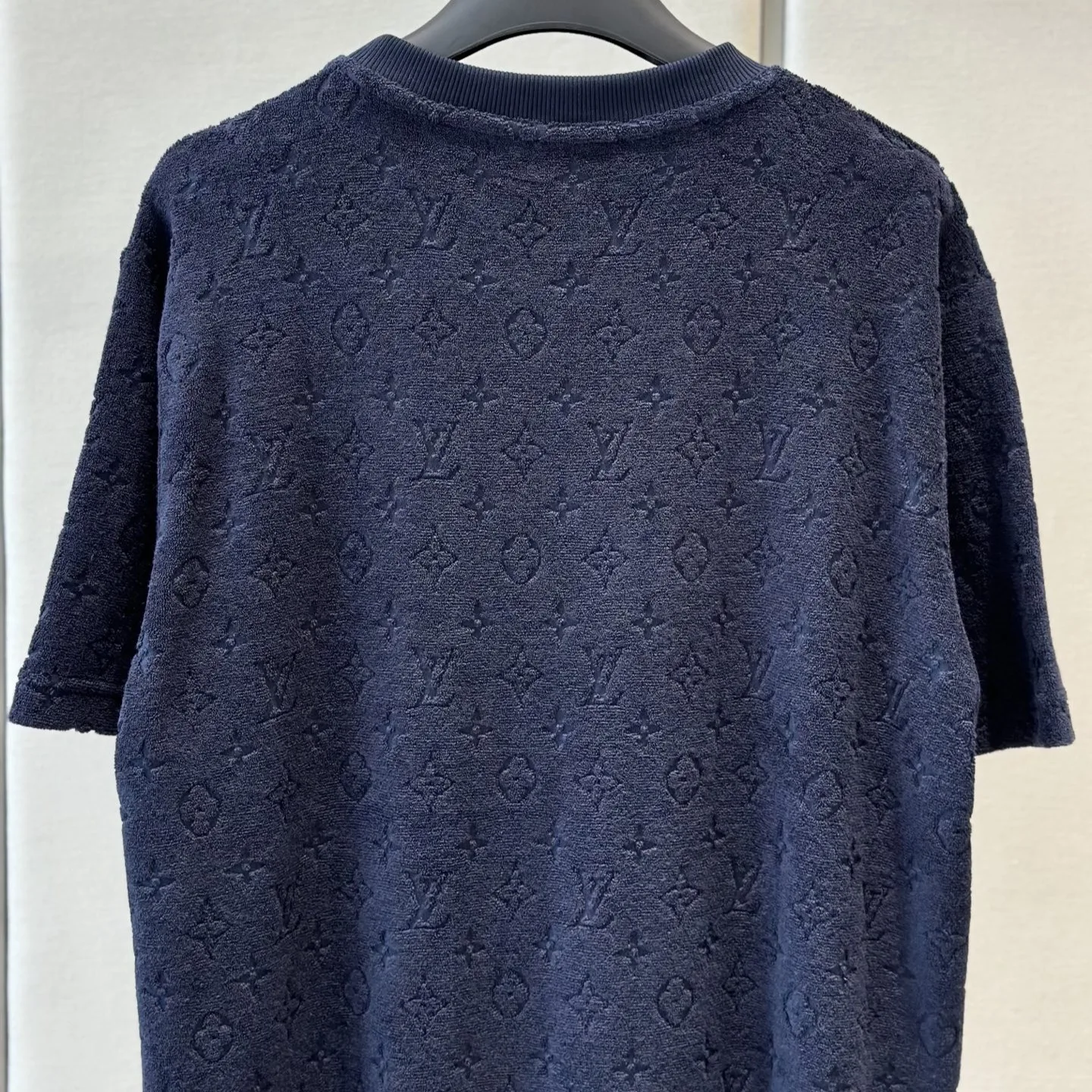 Louis Vuitton Monogram Toweling Effect T-Shirt Navy - Image 5