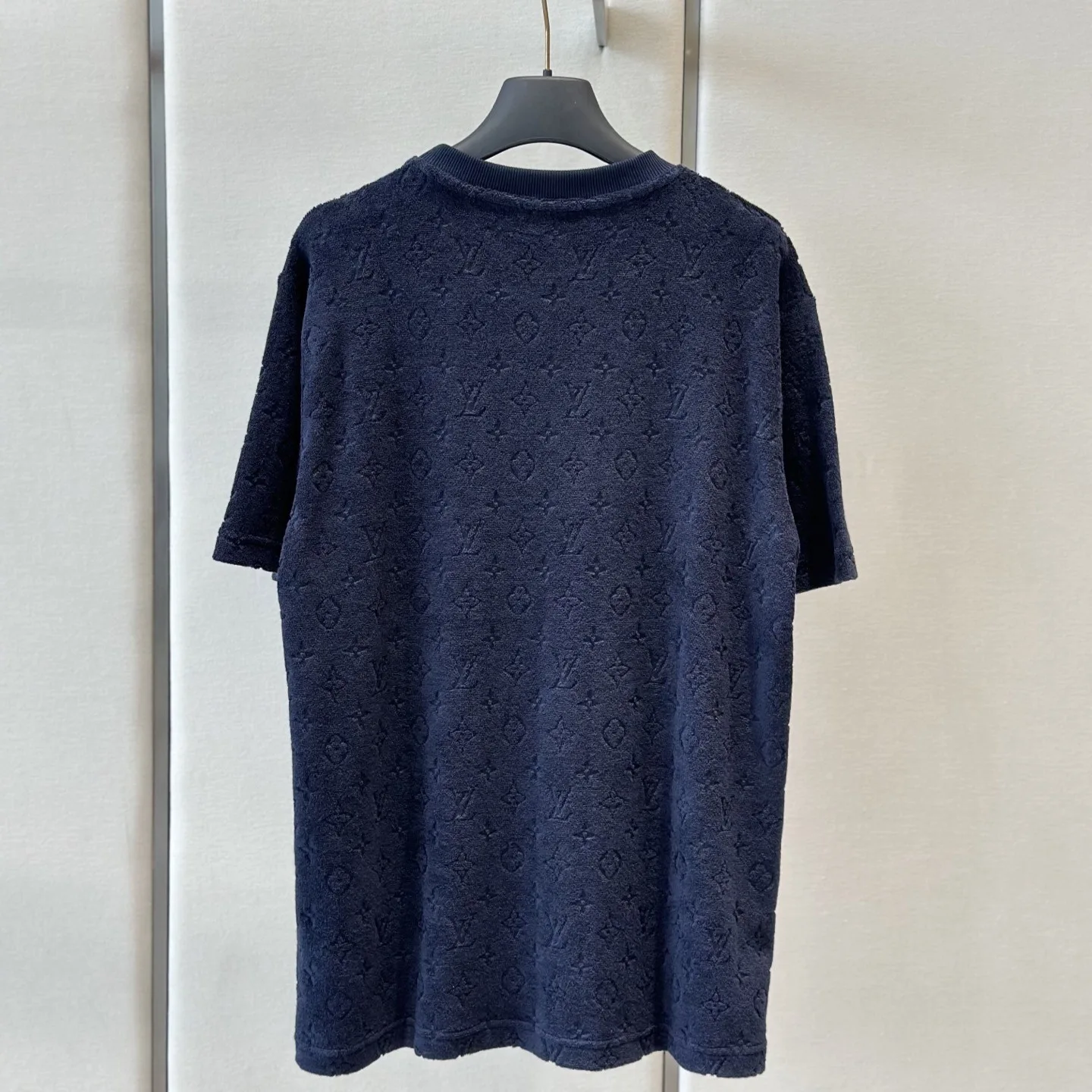 Louis Vuitton Monogram Toweling Effect T-Shirt Navy - Image 3