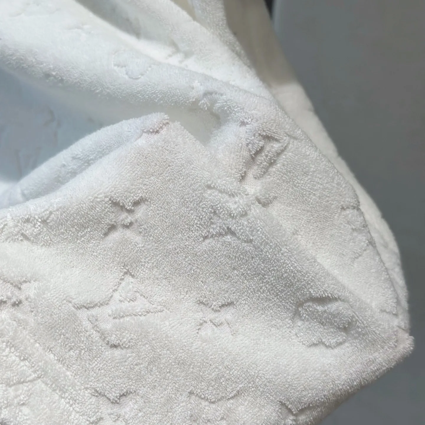 Louis Vuitton Monogram Toweling Effect T-Shirt White - Image 6