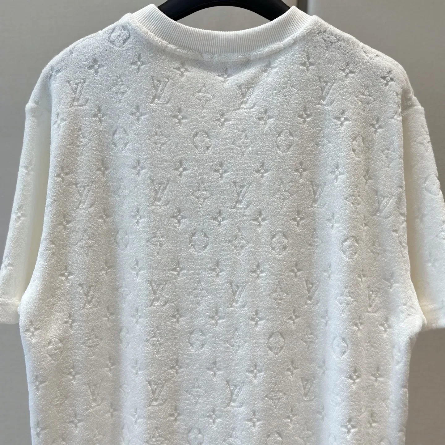 Louis Vuitton Monogram Toweling Effect T-Shirt White - Image 4