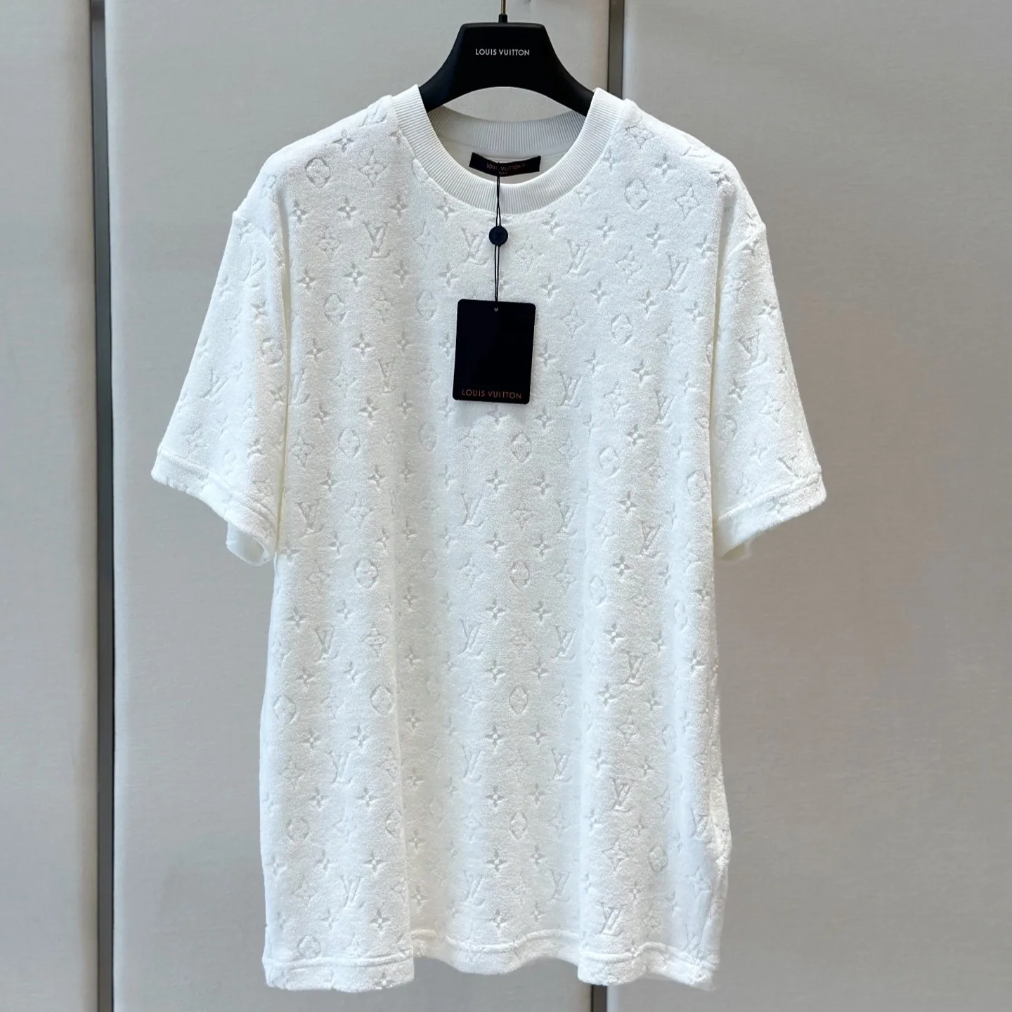 Alternative view of Louis Vuitton Monogram Toweling Effect T-Shirt White
