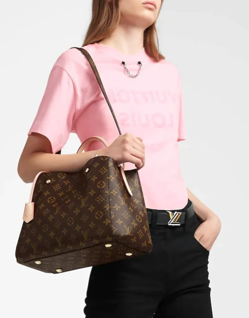 Alternative view of Louis Vuitton Montaigne MM Monogram Canvas Brown