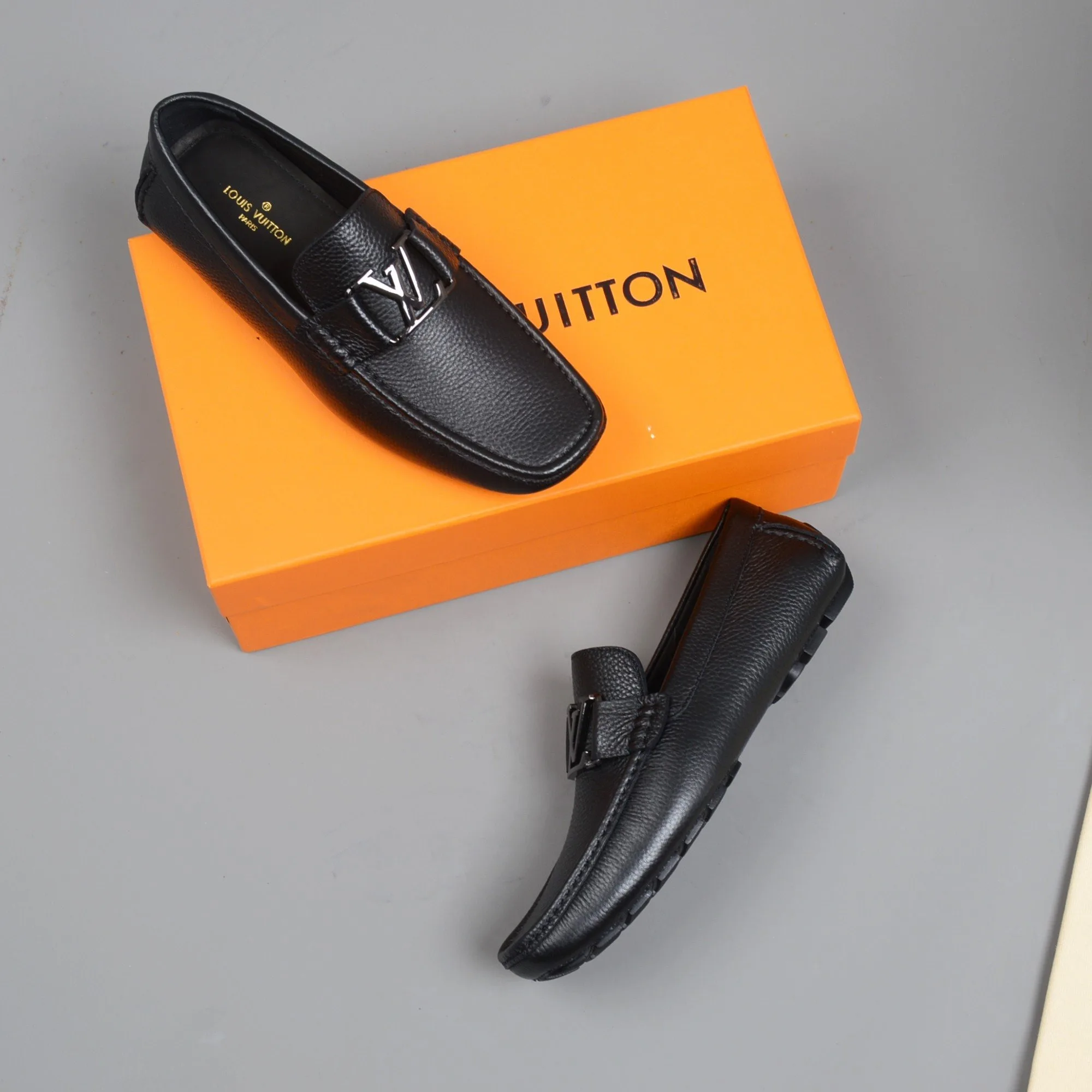 Alternative view of Louis Vuitton Monte Carlo Mocassin Black