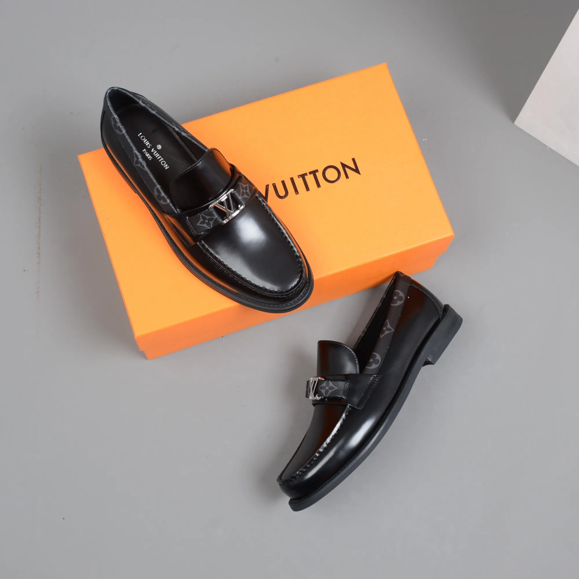 Alternative view of Louis Vuitton Monte Carlo Mocassin Monogram Canvas Black