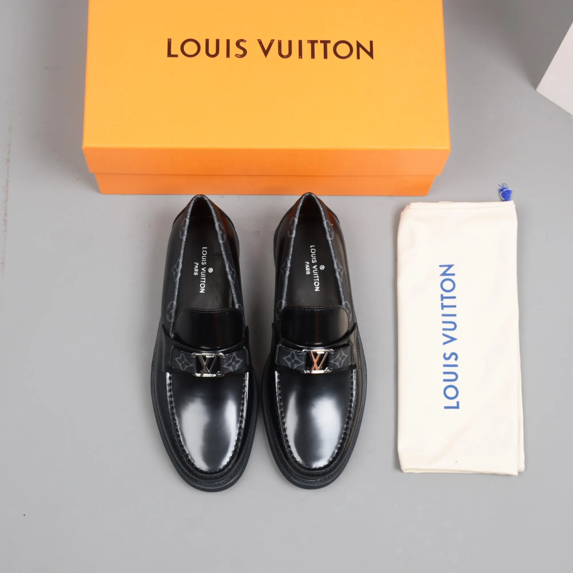 Louis Vuitton Monte Carlo Mocassin Monogram Canvas Black - Image 9