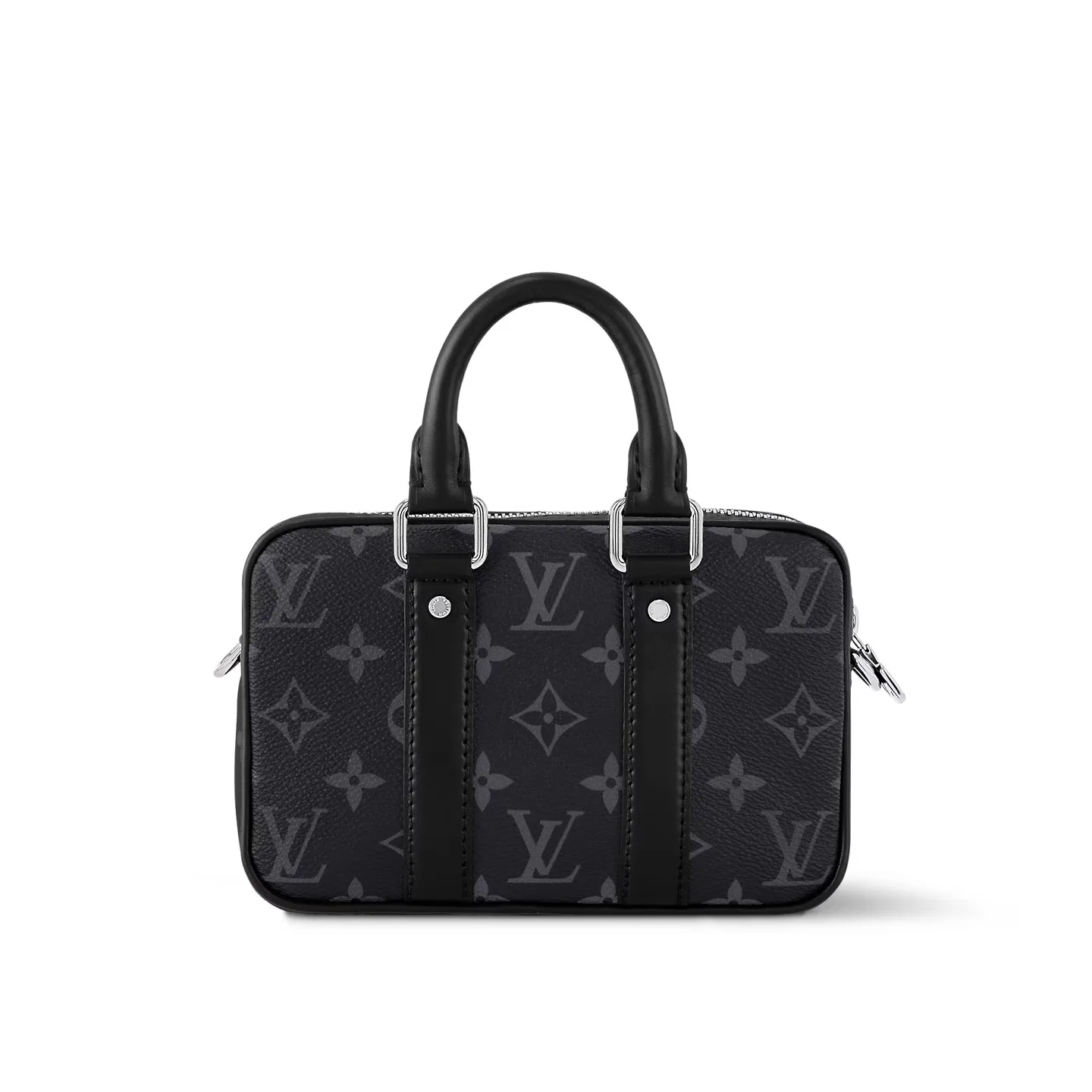 Louis Vuitton Nano Porte Documents Voyage Bag Black / - Image 5