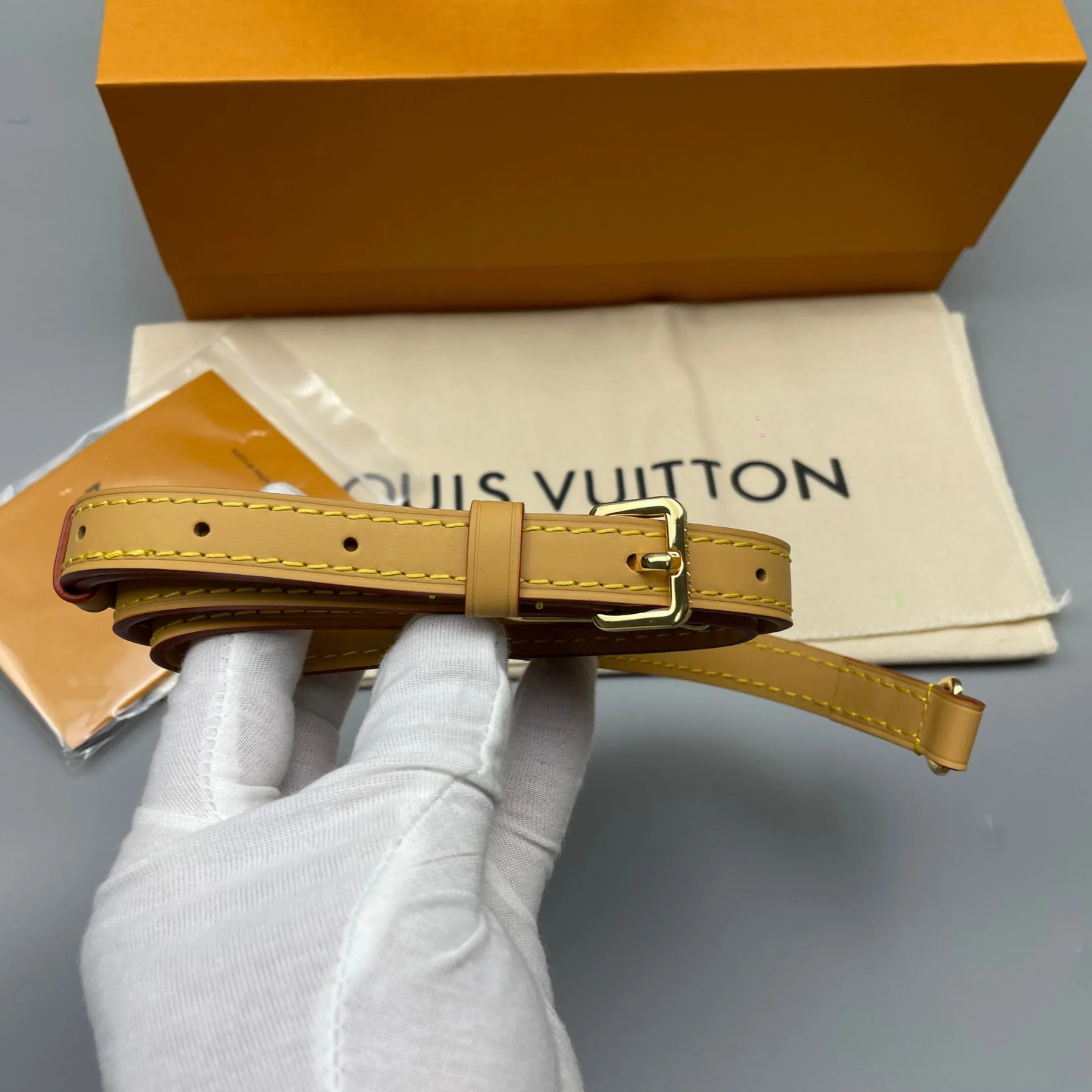 Louis Vuitton Nano Speedy Top Handle Bag / Brown Gold Hardware - Image 8