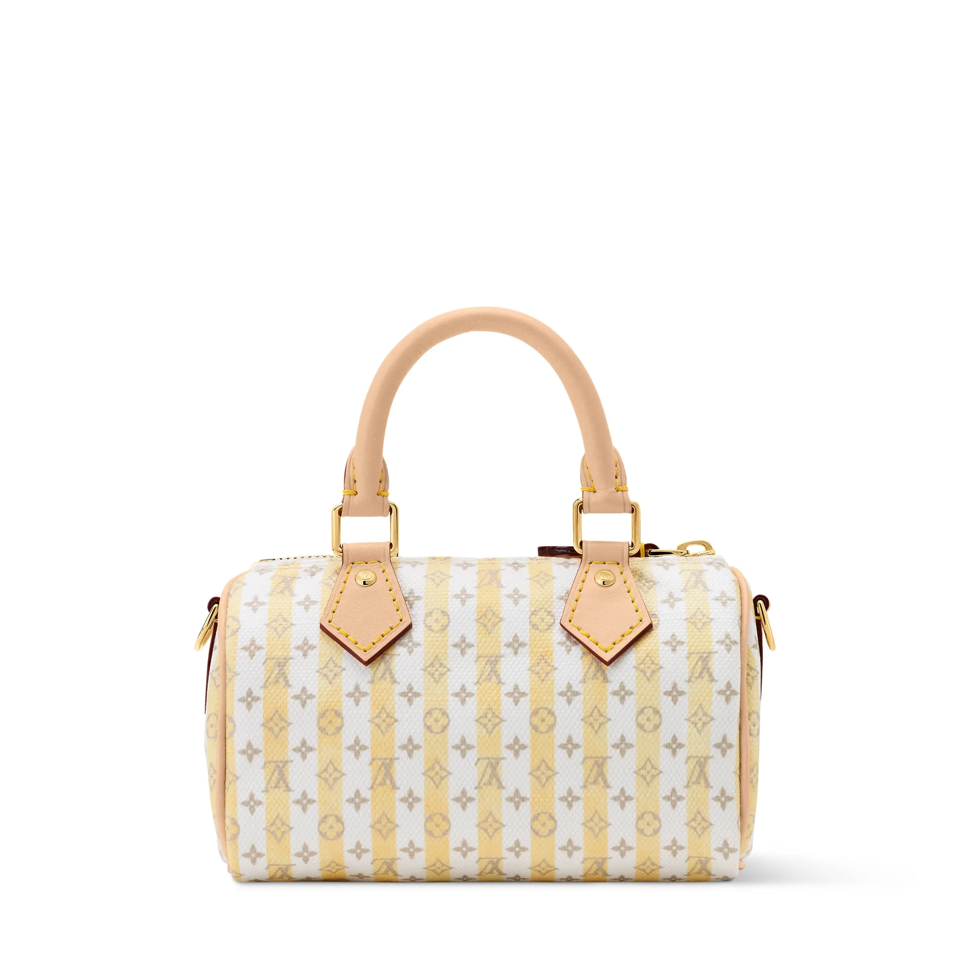 Alternative view of Louis Vuitton Nano Speedy Top Handle Bag / Stamp Banana Gold Hardware