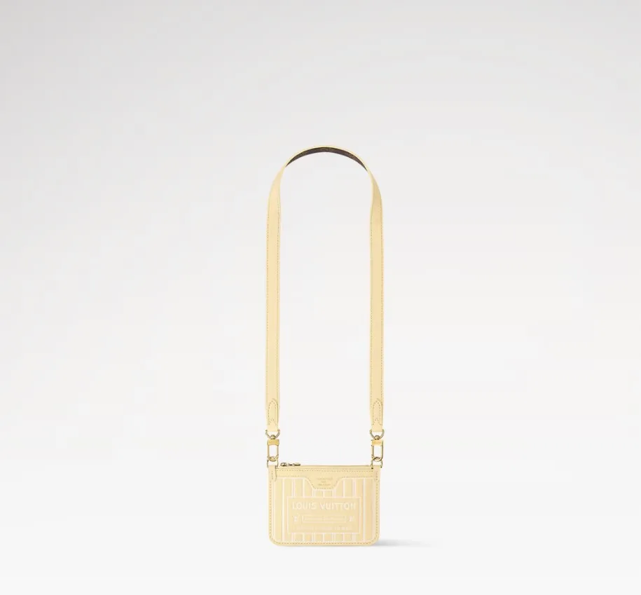 Louis Vuitton Neverfull Bandouliere Inside Out BB Tote Bag / Banane Monogram Gold Hardware - Image 8