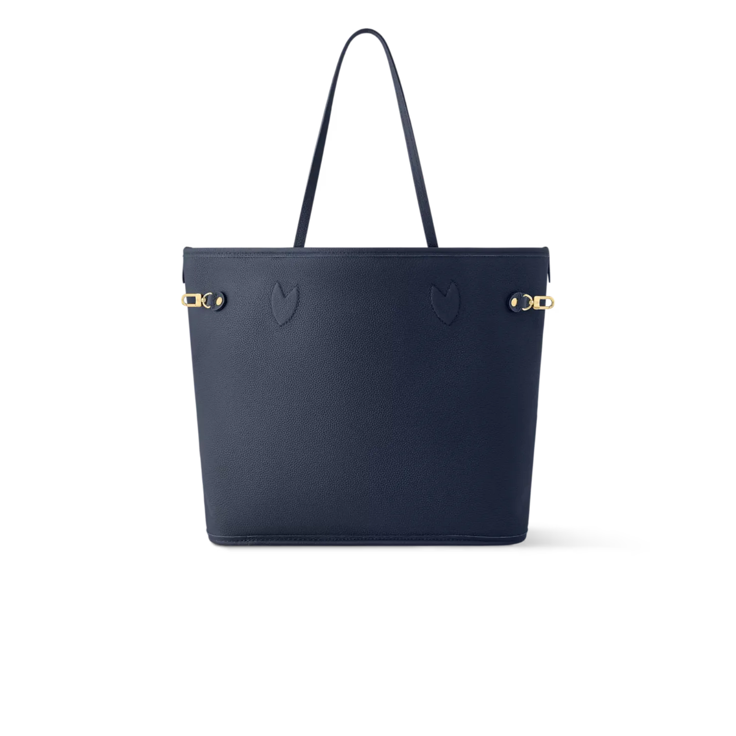Louis Vuitton Neverfull Inside Out MM Tote Bag / Navy Gold Hardware