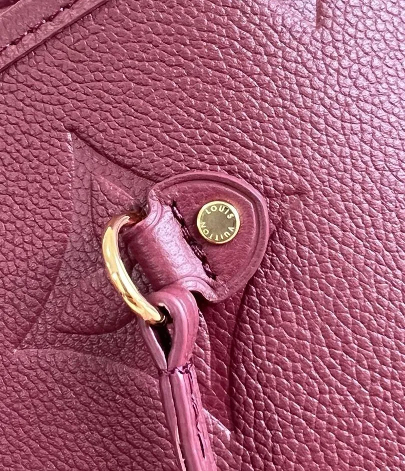 Louis Vuitton Neverfull MM Tote Bag / Wine Gold Hardware - Image 5