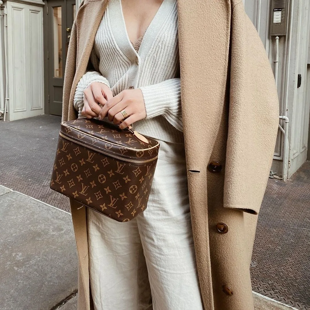 Alternative view of Louis Vuitton Nice BB Vanity Case / Brown Monogram Gold Hardware