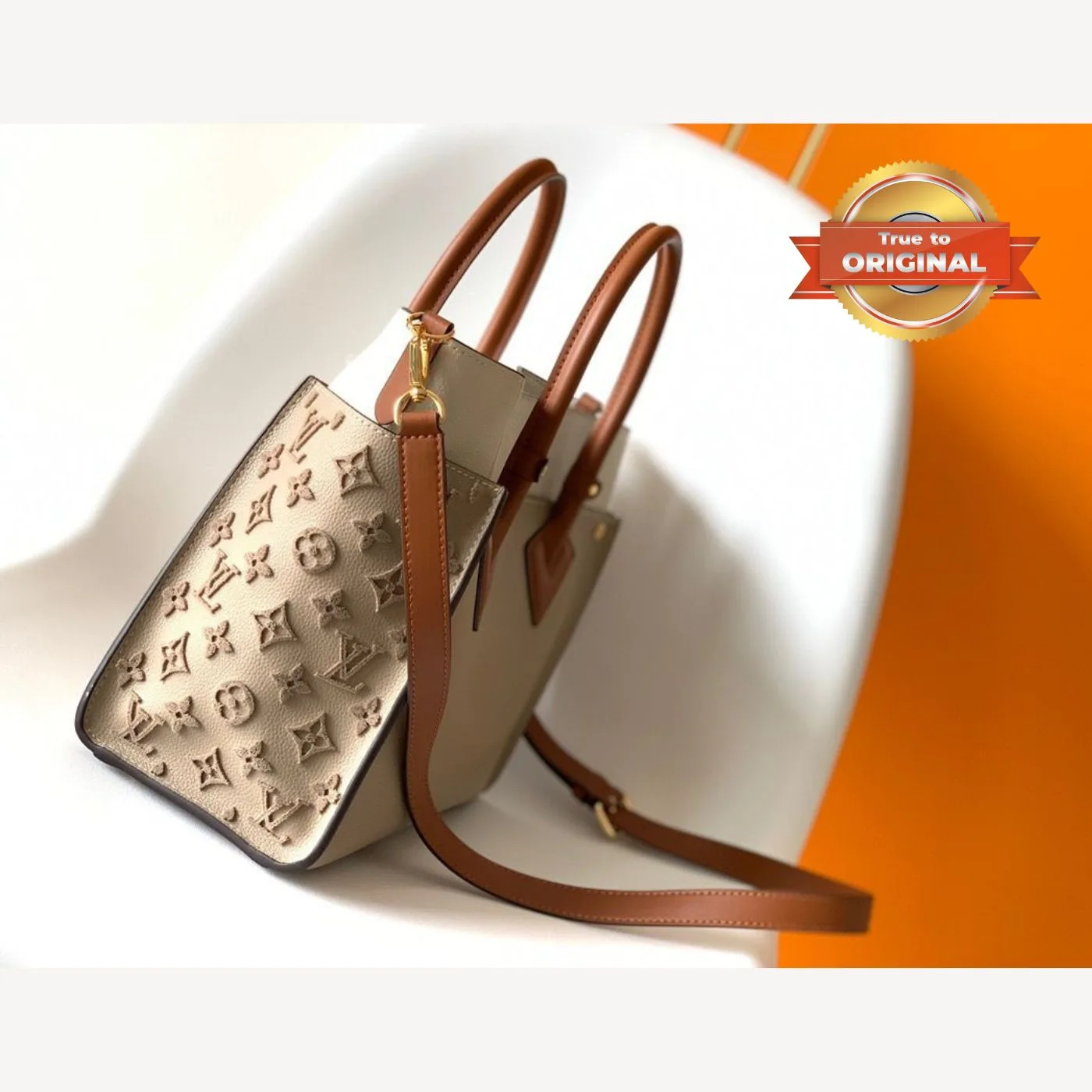 Louis Vuitton On My Side MM Tote Bag Grey / - Image 9