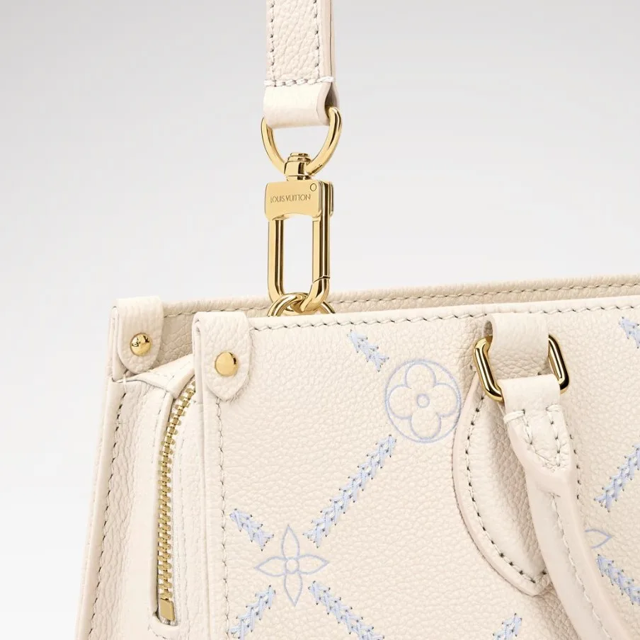 Louis Vuitton OnTheGo East West Tote Bag / Quartz Couture Gold Hardware - Image 5