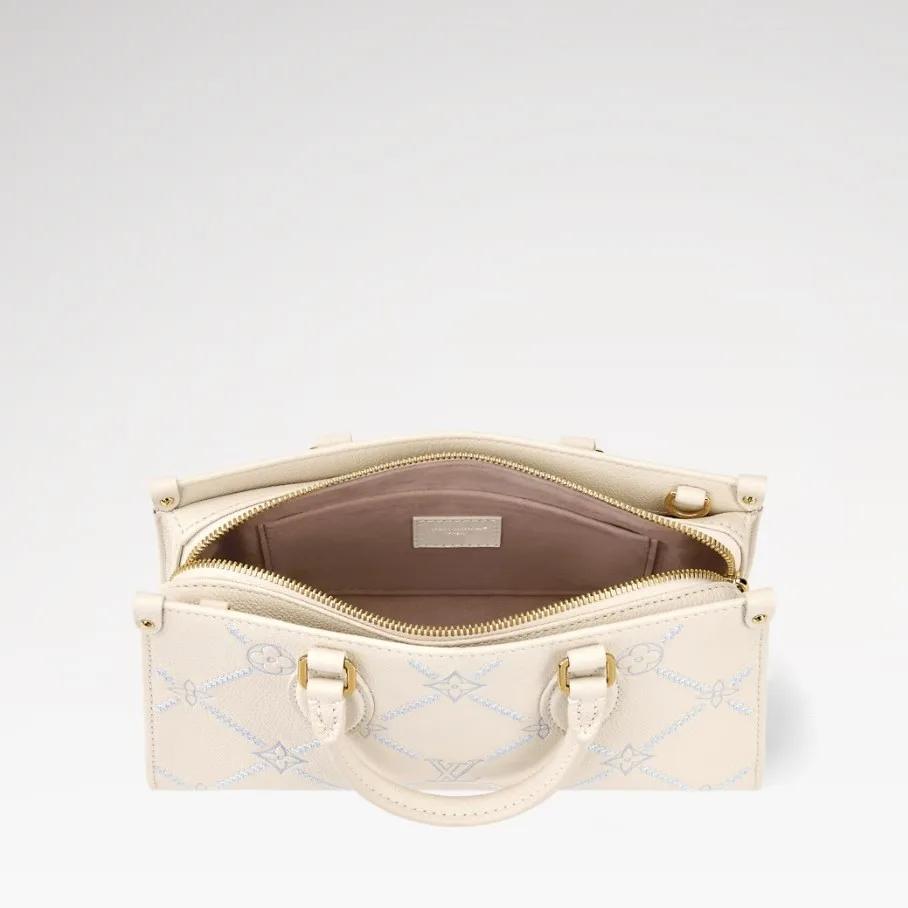 Louis Vuitton OnTheGo East West Tote Bag / Quartz Couture Gold Hardware - Image 3