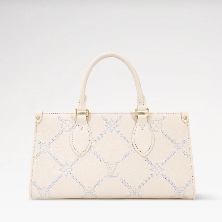 Louis Vuitton OnTheGo East West Tote Bag / Quartz Couture Gold Hardware - Image 4