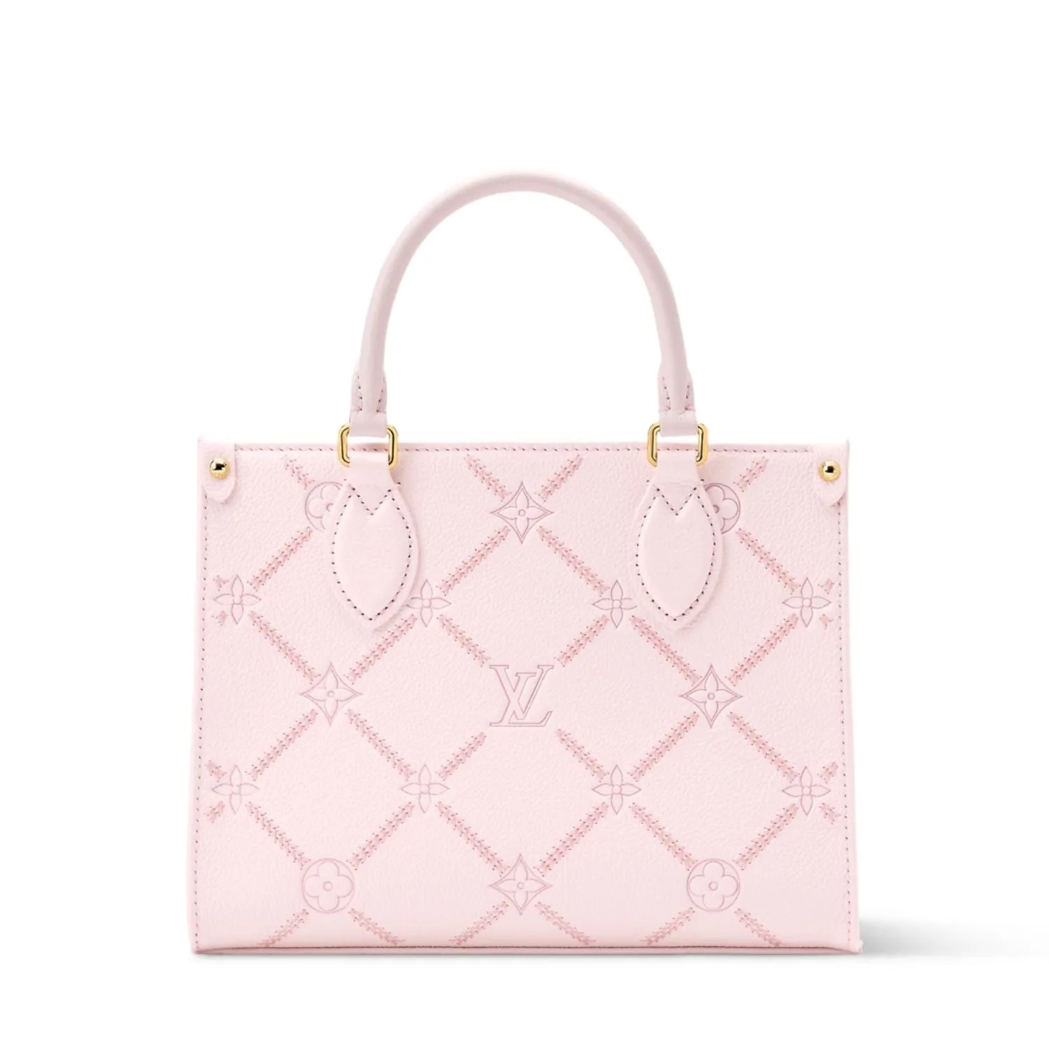 Louis Vuitton Onthego PM Tote Bag / Light Bliss Couture Gold Hardware - Image 3