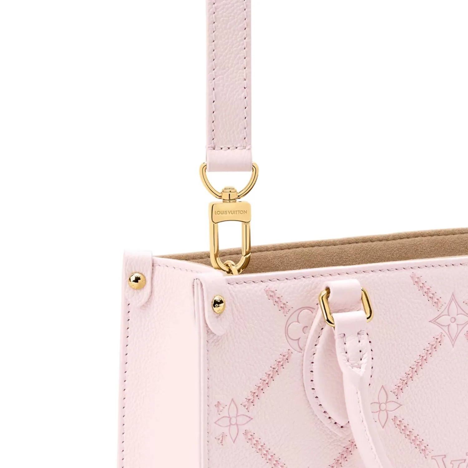 Louis Vuitton Onthego PM Tote Bag / Light Bliss Couture Gold Hardware - Image 5