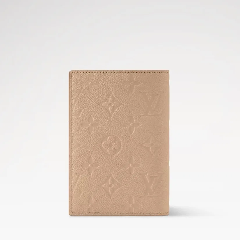Louis Vuitton Passport Cover / Hazelnut Brown Monogram Empreinte - Image 3