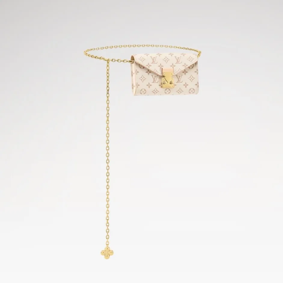 Louis Vuitton Pouch Metis Belt / Cream Monogram Dune Gold Hardware - Image 4