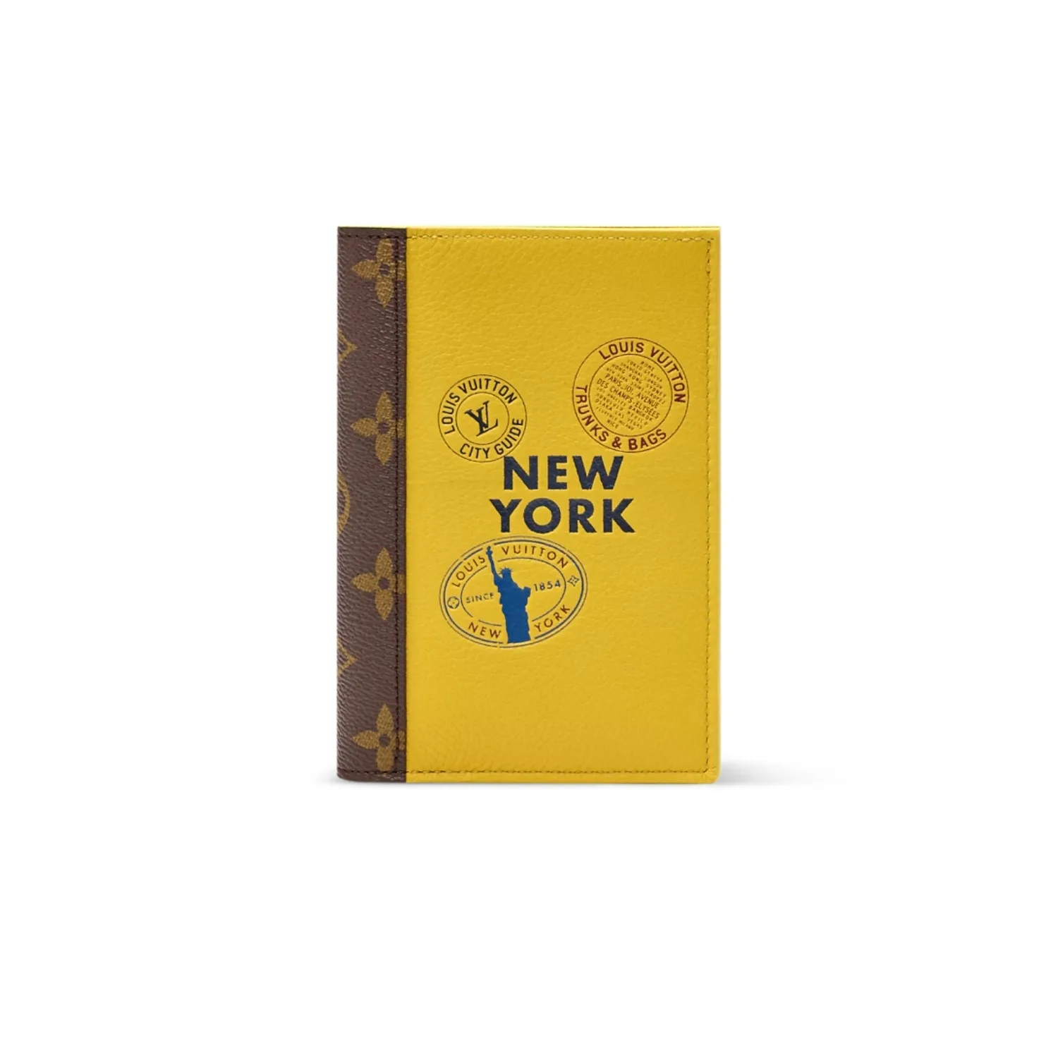 Louis Vuitton Passport Cover Wallet / New York/ Yellow
