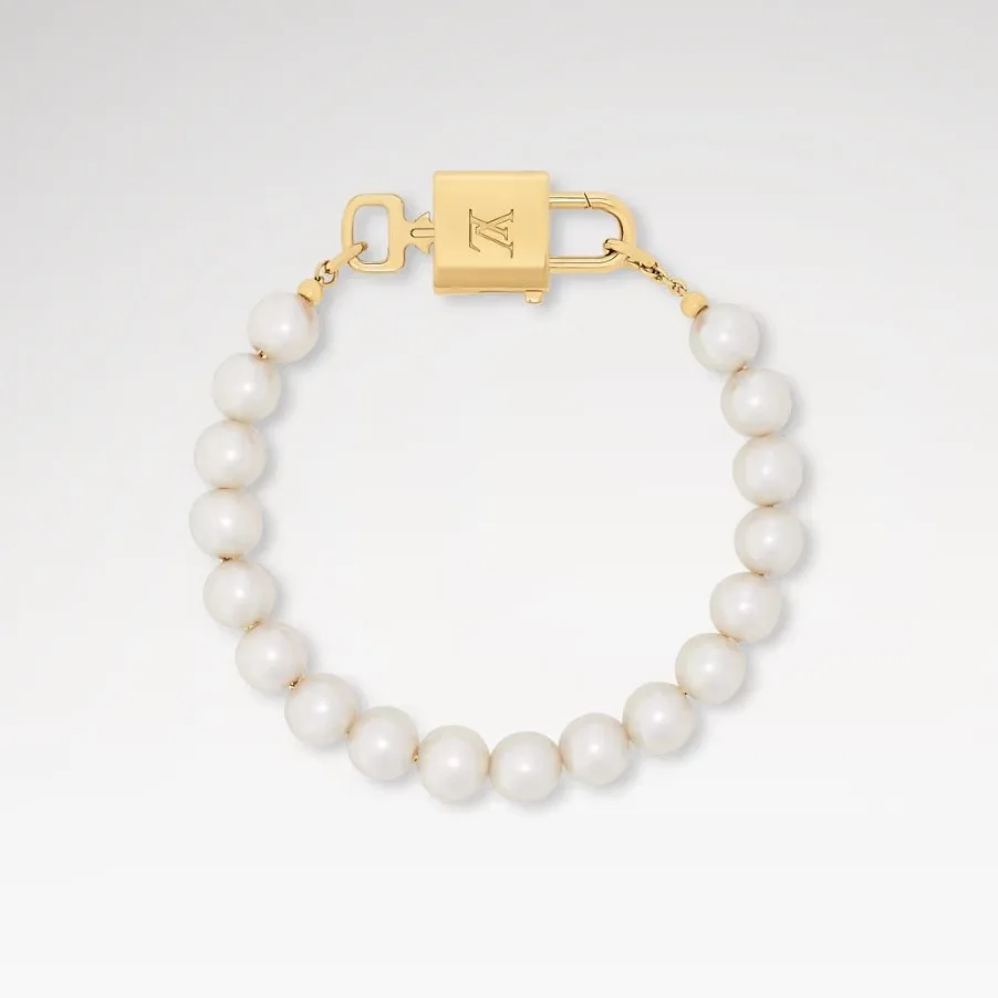 Louis Vuitton Pearlock Necklace Gold Hardware - Image 5