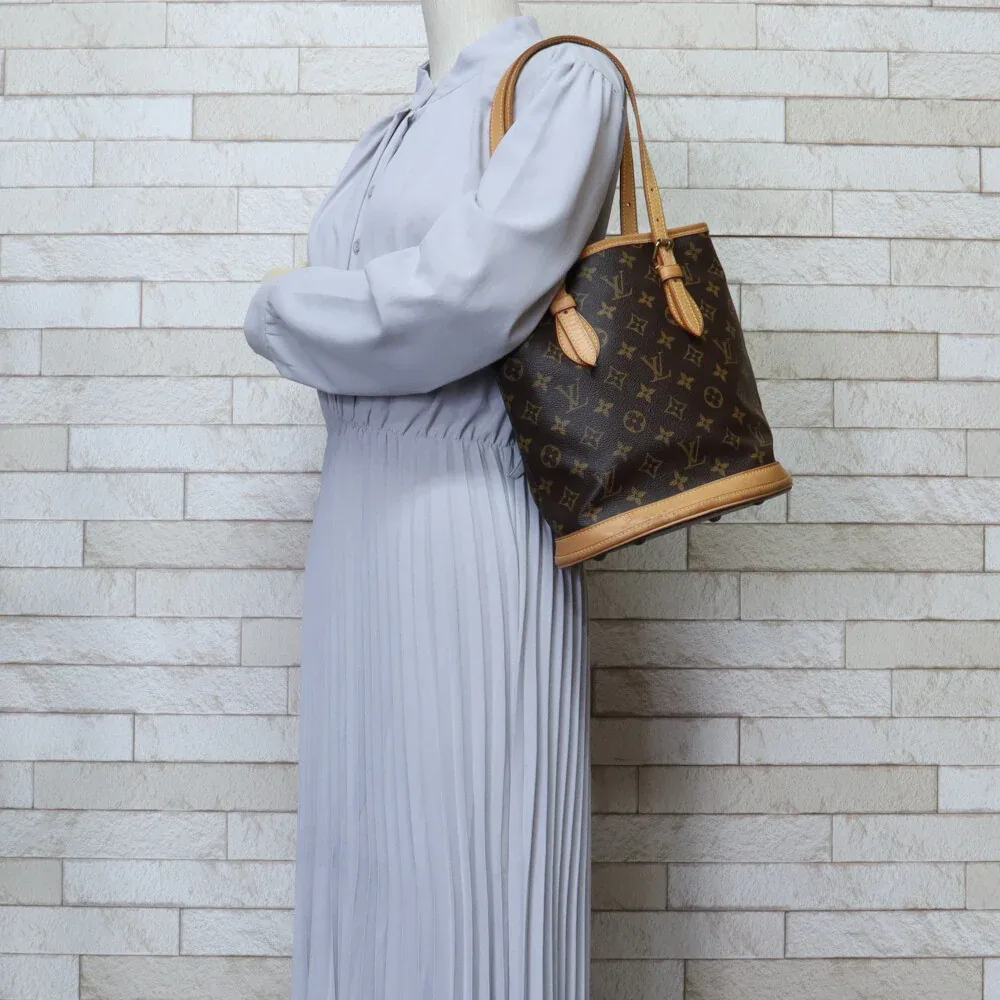Louis Vuitton Petit Bucket Bag Monogram Canvas - Image 5