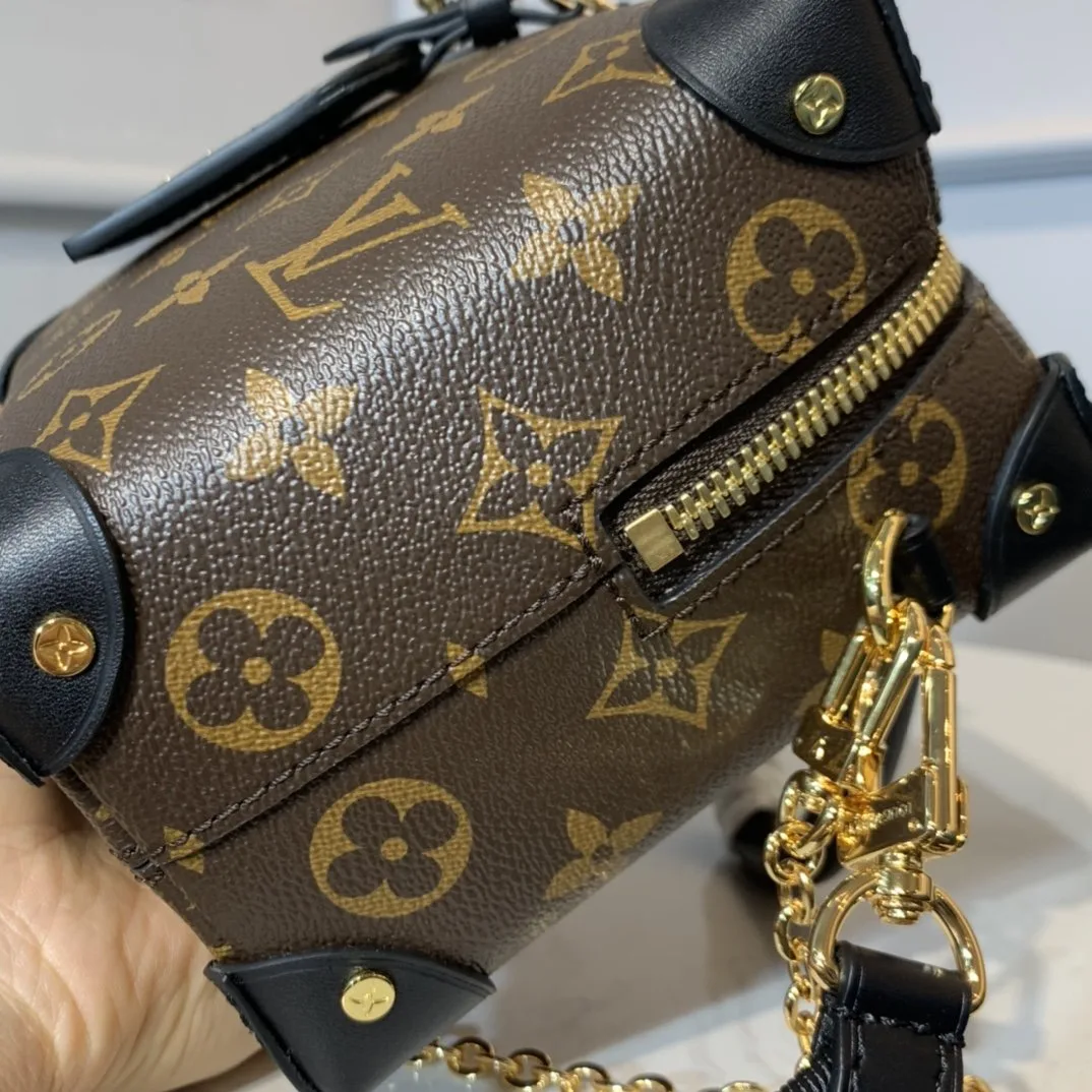 Louis Vuitton Petite Malle Souple Monogram Canvas Brown / LV - Image 8